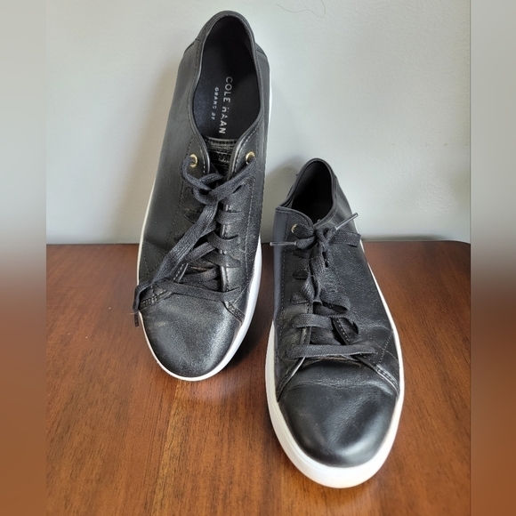 Cole Haan Shoes - Cole Haan Women's Grand Crosscourt Platform Sneaker Black Leather 11